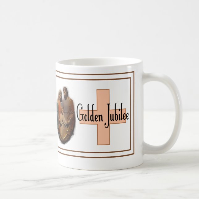 Goldene Jubiläum-Geschenke für Nonnen Tasse (Rechts)