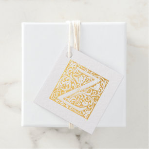 Goldene Jubiläums-Illuminations-Buchstabe Z-Monogr Geschenkanhänger