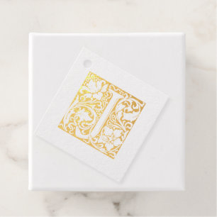 Goldene Jubiläums-Leuchtschrift J-Monogramm Geschenkanhänger