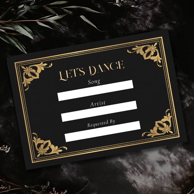 Goldene Jugendstil-Gotische Tarot-Card Song-Anfrag Begleitkarte (Von Creator hochgeladen)