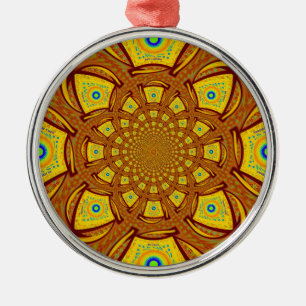 Goldene Kaleidoskop Kunst, Dichtung Silbernes Ornament