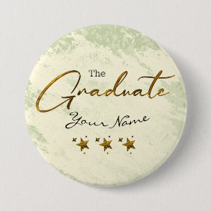 ✨ Goldene Kalligrafie für ihr Grünstudium Button