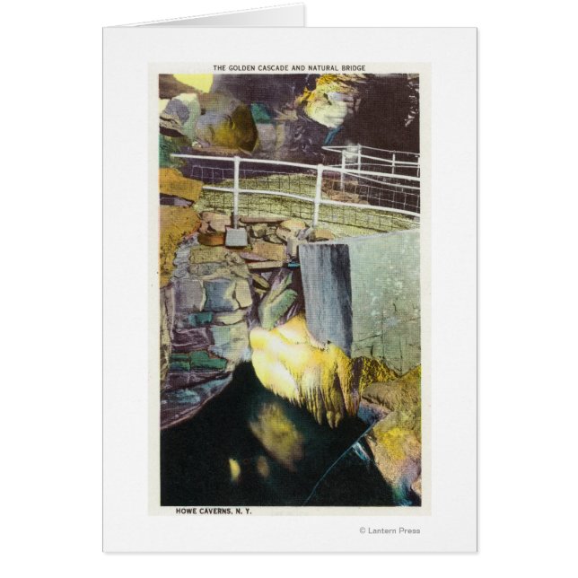 Goldene Kaskade und Aussicht auf die natürliche Br (Vorne)