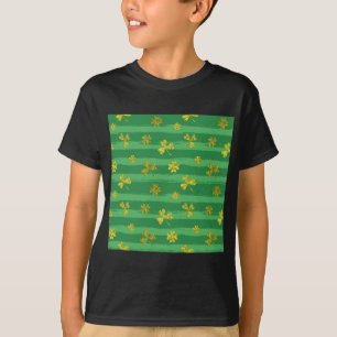 Goldene Kleeblätter T-Shirt
