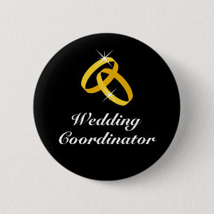 Goldene Knöpfe pinback Ringe des Button