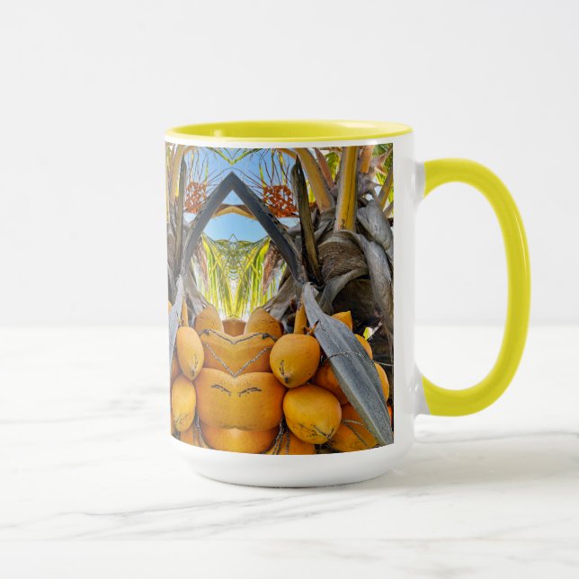 Goldene Kokosnüsse Tasse (Rechts)