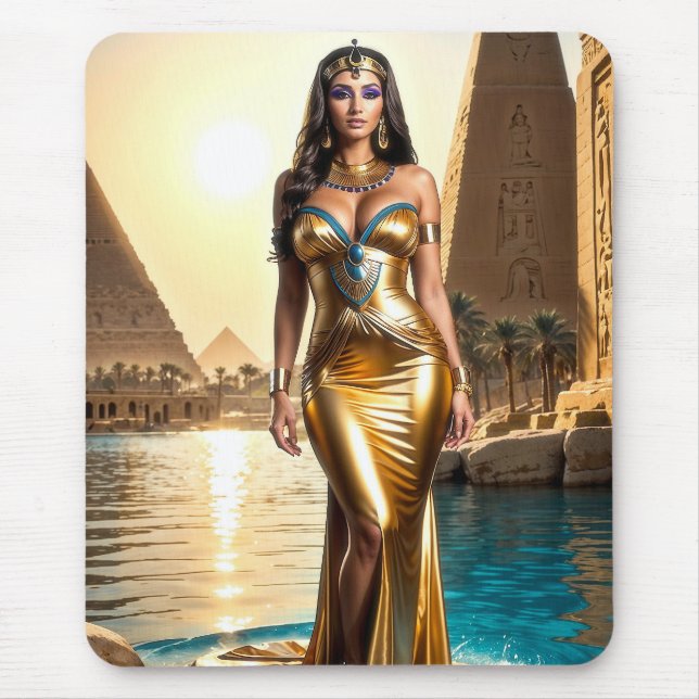 Goldene Königin des Nils Mousepad (Vorne)