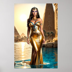 Goldene Königin des Nils Poster