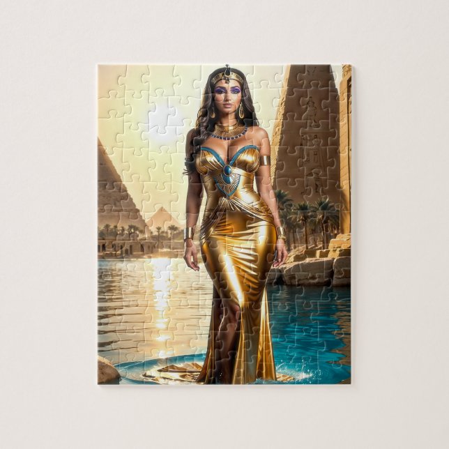 Goldene Königin des Nils Puzzle (Vertikal)
