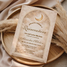 Goldene Konstellation Quinceañera