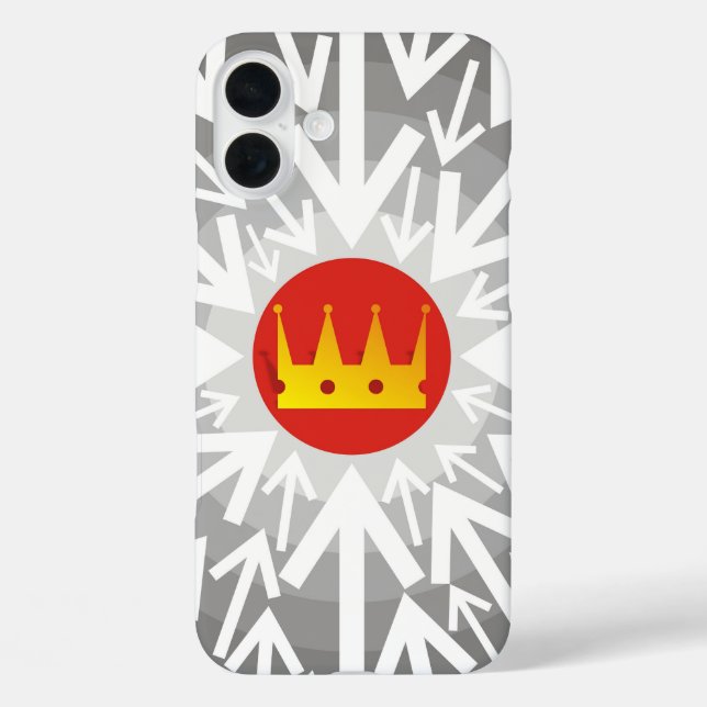 Goldene Krone Case-Mate iPhone Hülle (Rückseite)