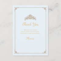 Goldene Krone, danke Karten