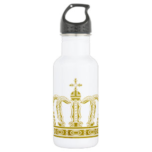 Goldene Krone + Ihre Ideen Trinkflasche