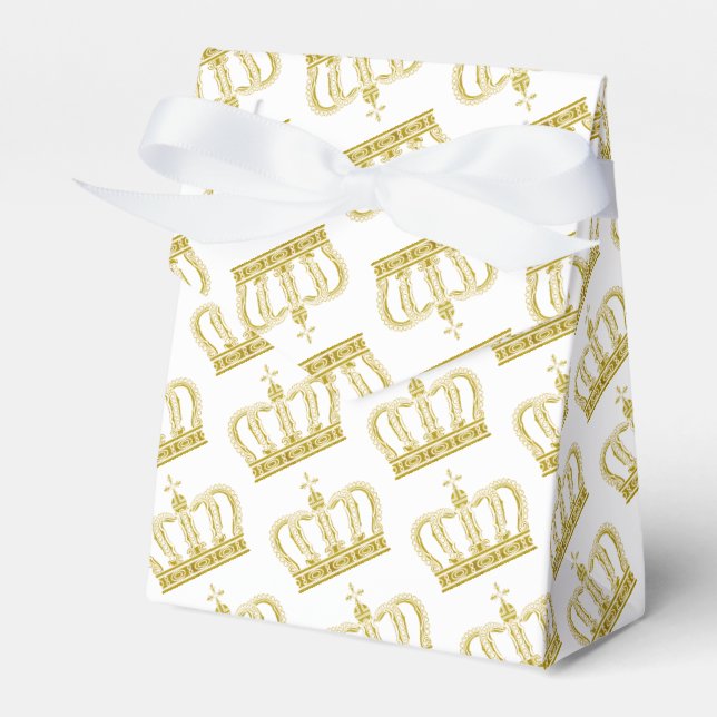 Goldene Krone - Luxuskönigin Geschenkschachtel (Vorderseite)