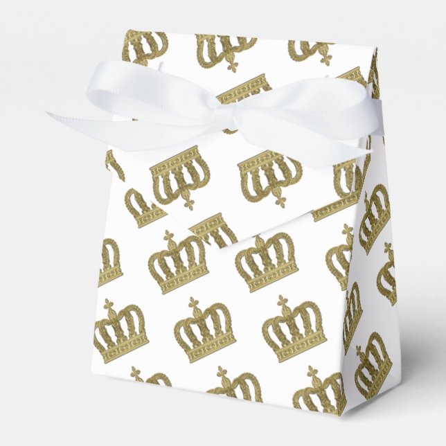 Goldene Krone - Luxuskönigsfamilie 2 Geschenkschachtel (Vorderseite)