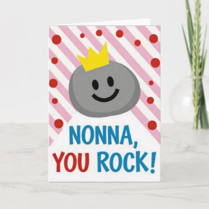 Goldene Krone Nonna Rocks Karte