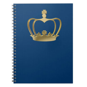 Goldene Krone Notizblock