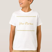 Goldene Kronen Grenze + Text und Hintergrund