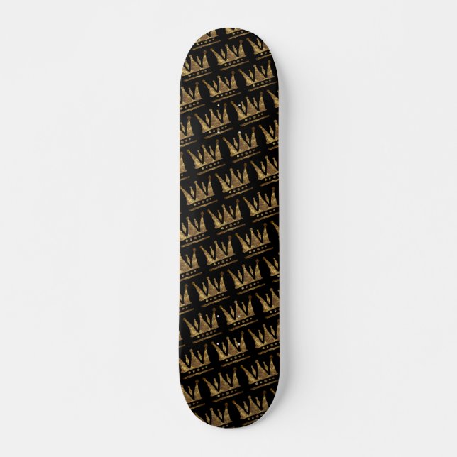 Goldene Kronen Skateboard (Vorne)