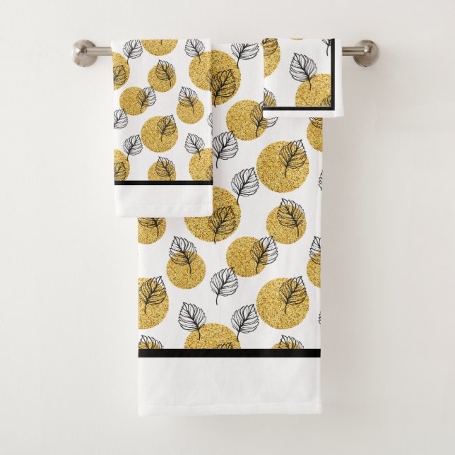 Goldene Kugeln Badhandtuch Set (Insitu)