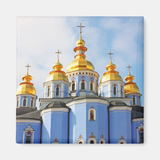 Goldene Kugeln in der Kathedrale in Kiew Magnet
