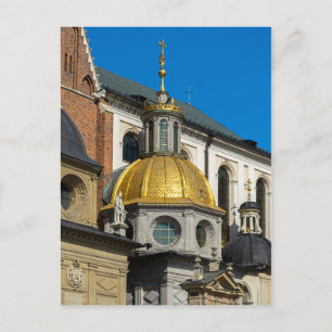 Goldene Kuppel, Burg Wawel Krakau Postkarte