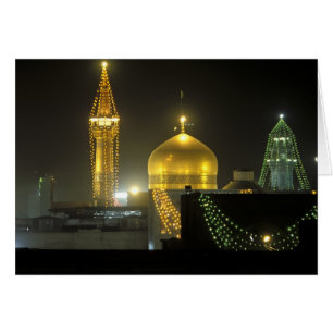 Goldene Kuppel des Imam Reza Shrine Komplexes