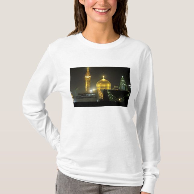 Goldene Kuppel des Imam Reza Shrine Komplexes T-Shirt (Vorderseite)