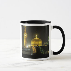 Goldene Kuppel des Imam Reza Shrine Komplexes Tasse