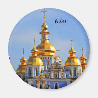 Goldene Kuppeln in der Kathedrale in Kiew, Kiew Magnet