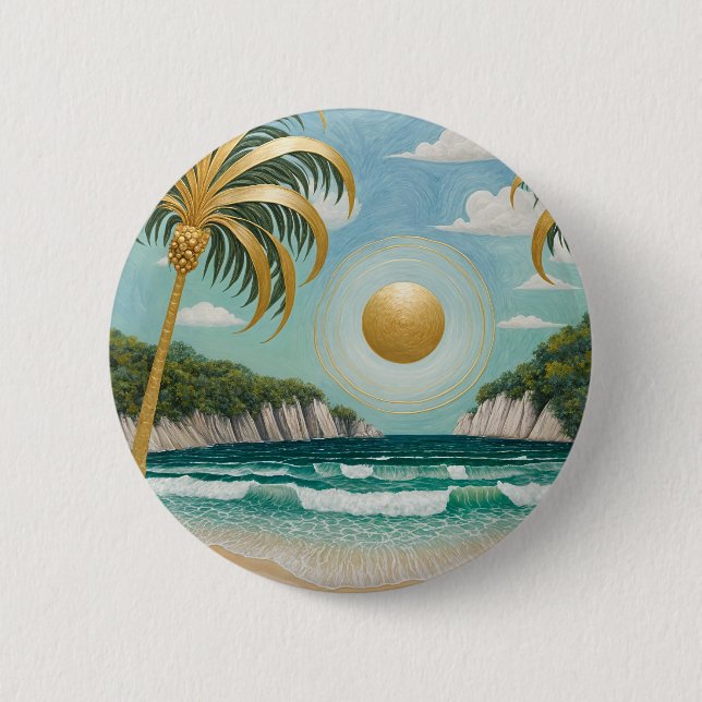 Goldene Küste Button (Vorderseite)
