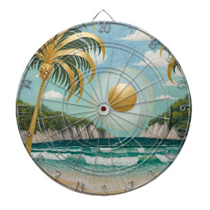 Goldene Küste Dartscheibe