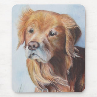 Goldene Labrador-Mausunterlage Mousepad