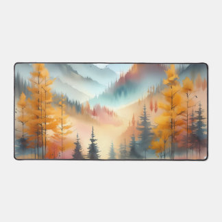 Goldene Lärchen Schreibtischunterlage