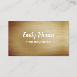 Goldene Leaf Style Solutions Business Card Visitenkarte