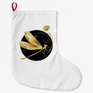 Goldene Libelle Großer Weihnachtsstrumpf