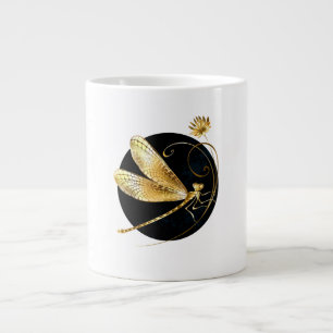 Goldene Libelle Jumbo-Tasse