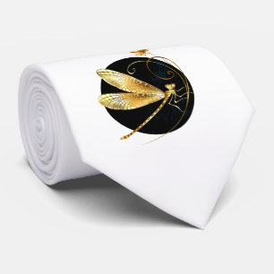 Goldene Libelle Krawatte