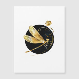 Goldene Libelle Magnetkarte