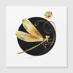 Goldene Libelle Magnetkarte