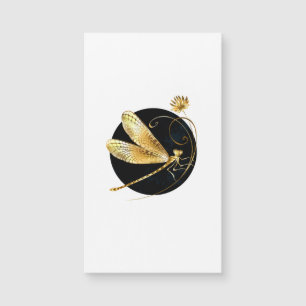 Goldene Libelle Magnetkarte
