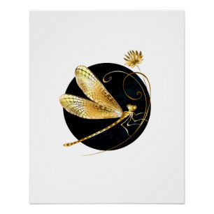 Goldene Libelle Poster
