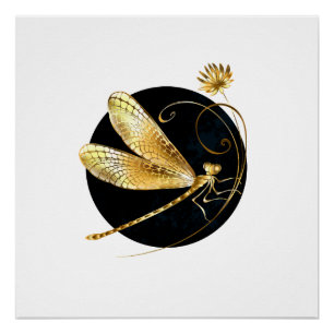 Goldene Libelle Poster