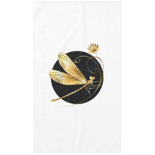 Goldene Libelle Tischdecke