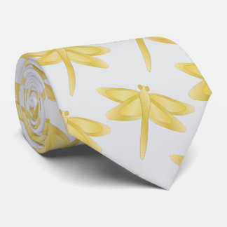 Goldene Libellen-Design Krawatte