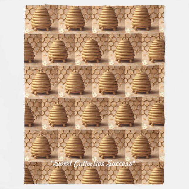 "goldene Lichtdesigns" Fleecedecke (Vorderseite)