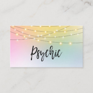 *~* Goldene Lichterkette Ombre Psychic Medium Past Visitenkarte