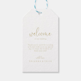 Goldene Liebe Extravagante Skripthochzeit Willkomm Geschenkanhänger