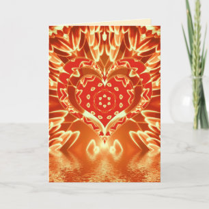 goldene Liebe Feiertagskarte