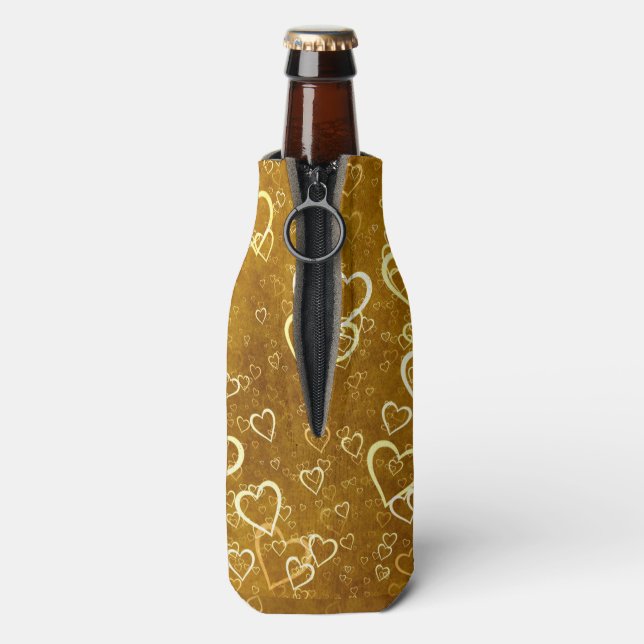 Goldene Liebe Flaschenkühler (Flasche Rückseite)